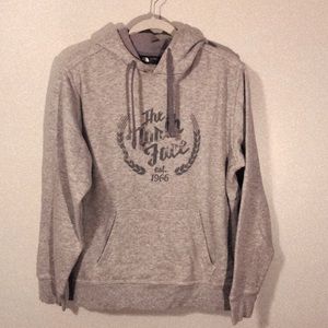 North Face Men’s Grey Hoodie